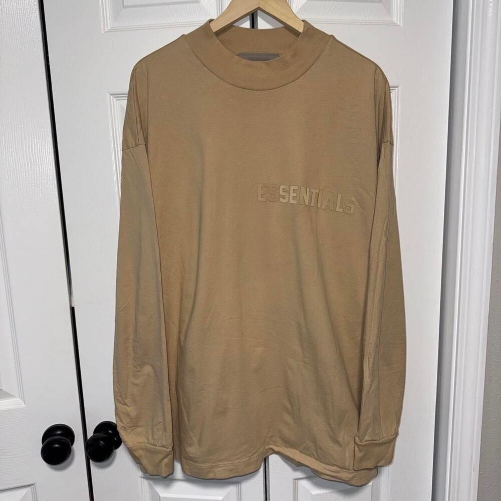 Essentials fear of god long sleeve shirt size XL